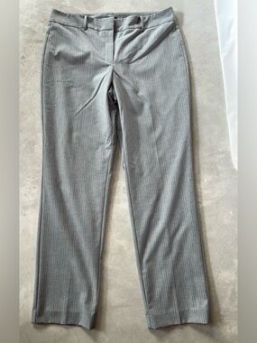 Ann Taylor Women’s Gray Pinstripe Dress Pants